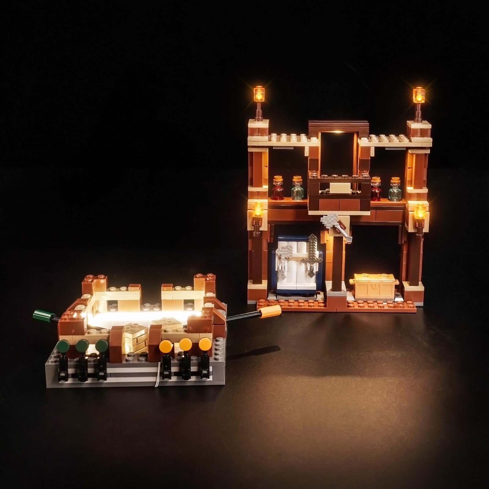 Light Kit Compatible with Lego Woodland Mansion Fighting Ring 21272 (No Model) - Image 3