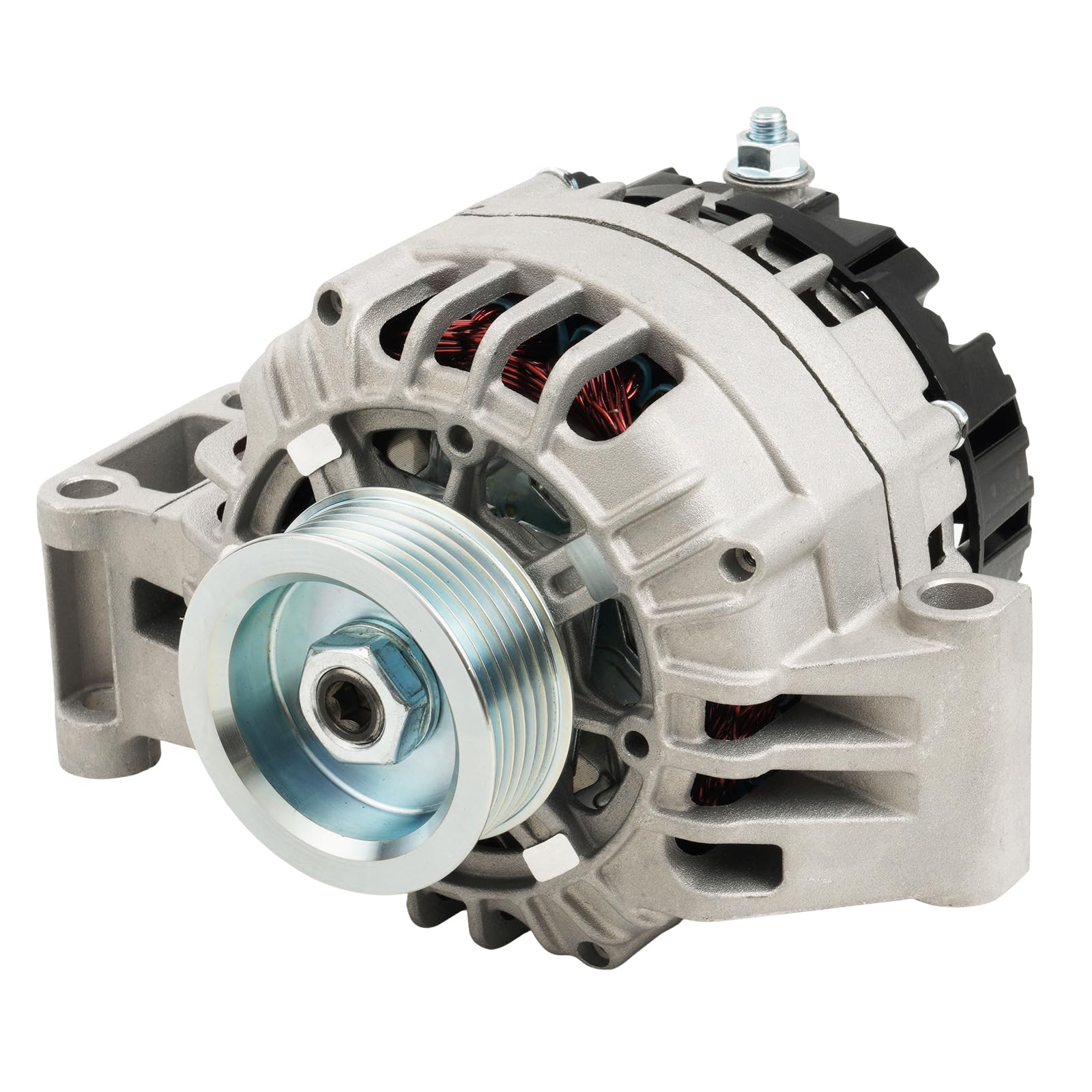 PHILTOP Alternator Compatible with 2004-2006 Colorado; Canyon, 2006 i-280; i-350 Replacement 11047N,11047 12V 100Amp CW 6-Groove Pulley