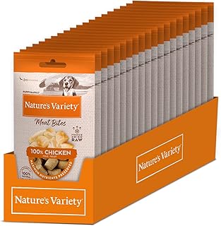 Nature's Variety – Freezed Dried – Gefriergetrocknete Hühnerbissen für Hunde – Box mit 20 x 20 g – insgesamt 400 g product image