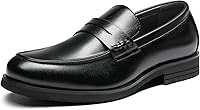 Bruno Marc Men's Penny Loafers Slip-On Dress Shoes - Comfortable Vegan Leather Business Formal Footwear