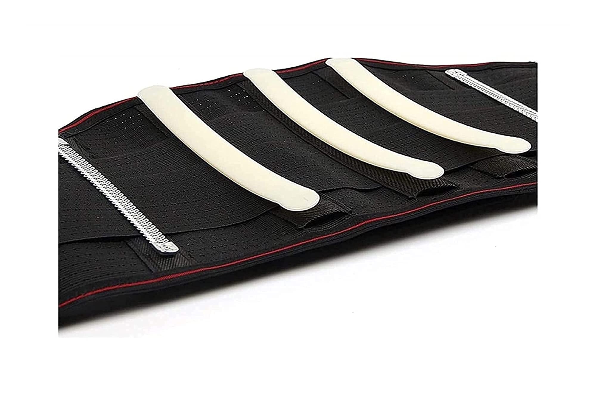 Cinturón de soporte de espalda lumbar transpirable Mujeres Hombres Soporte de espalda baja Correas ajustables Placa de soporte para dolor de espalda y alivio del estrés (Tamaño : XX-Large) (L) (