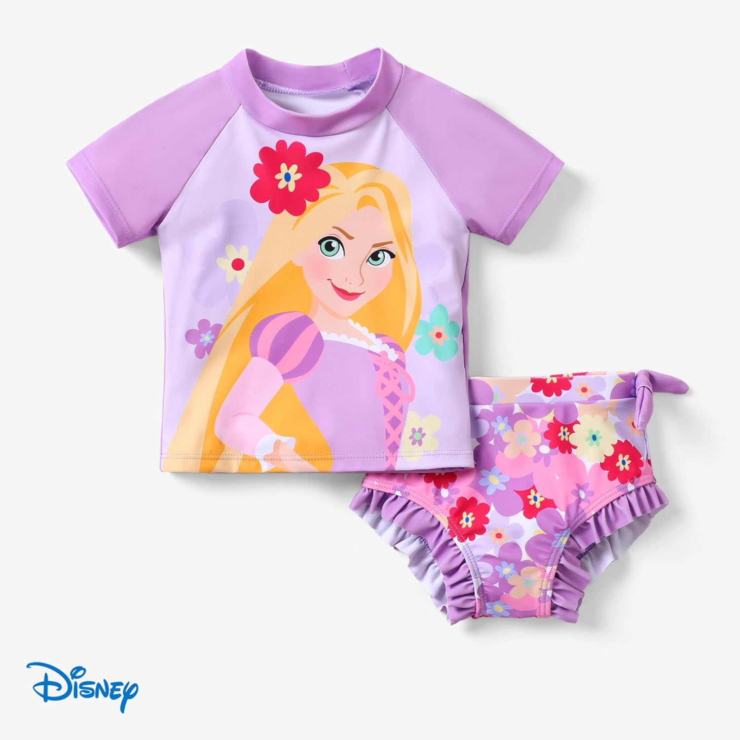 Disney Princess Frozen Marvel Elsa Minnie Toddler Girl Swimsuit Tankini Bathing Suit 2 Piece Swimwear UPF 50+ Rashguard - Image 6