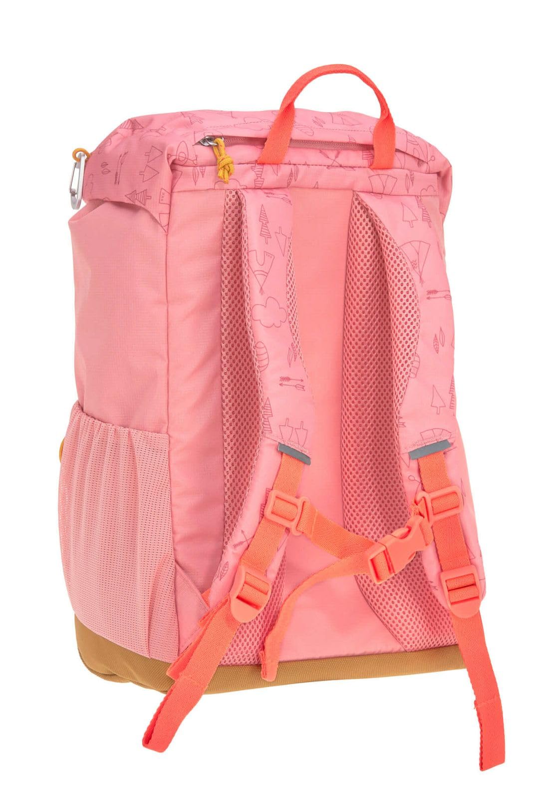 LÄSSIG Zaino da trekking per bambini Zaino per bambini con fascia toracica spallacci imbottiti idrorepellente, 14 litri/Big Outdoor Backpack