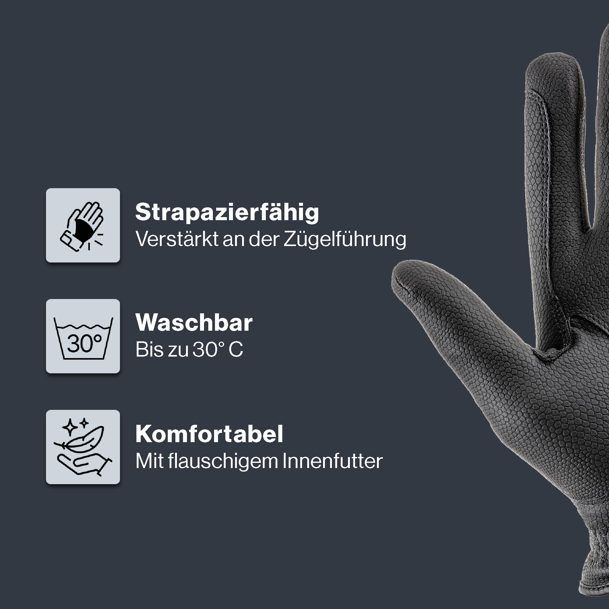 Uvex Sportstyle Winter - Dehnbare Reithandschuhe für Damen und Herren - Exzellenter Grip & Äußerst Strapazierfähig - Thinsulate Material