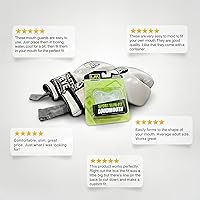 Vista 6 de Loudmouth Sport - Protector bucal ajustado para hervir y morder (paquete de 2) más funda protectora bucal, protección avanzada para todos