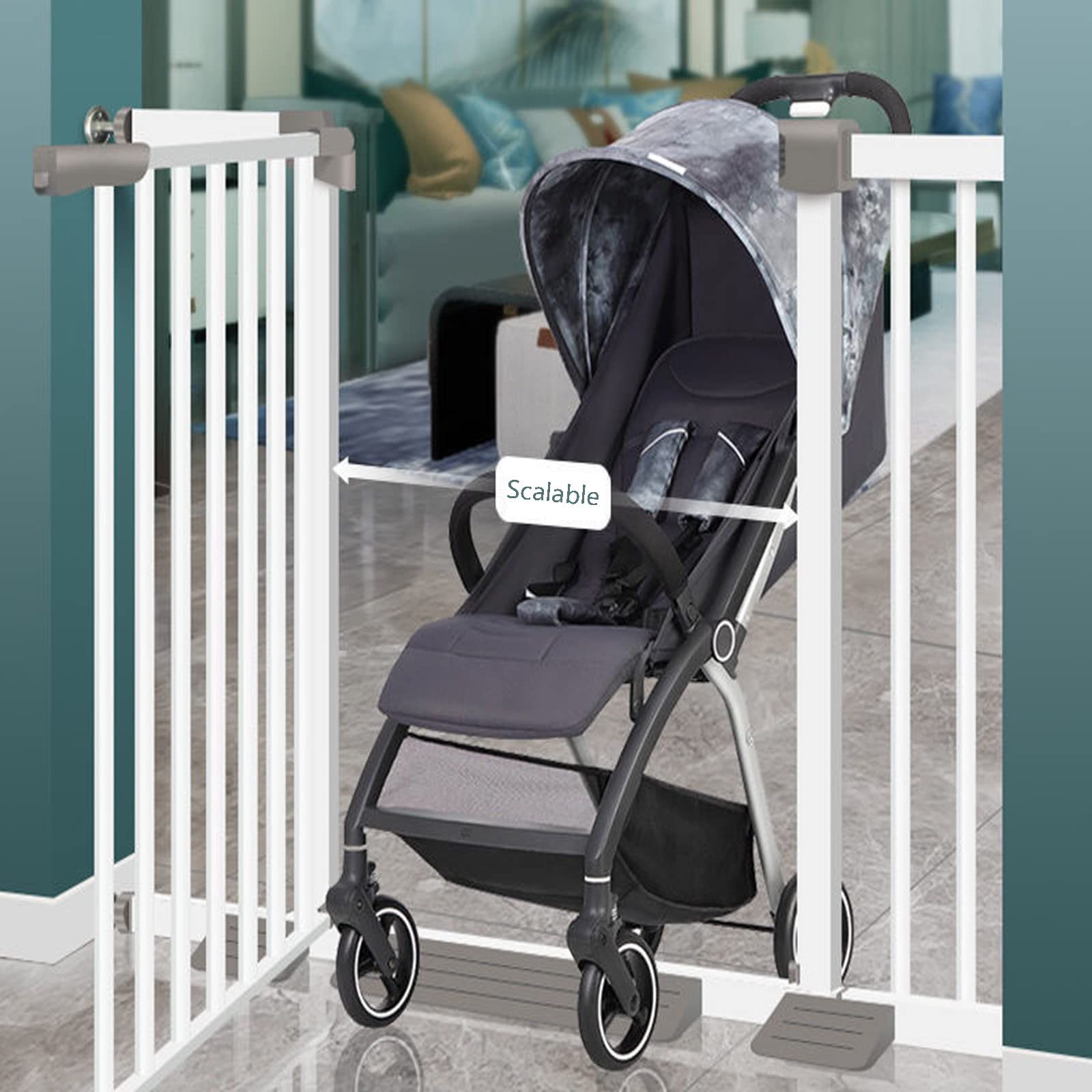 Buy Pressure Fit Safety Gate,Auto Close Safety Baby Gate,Extra Wide Pressure ed,Pressure Fit