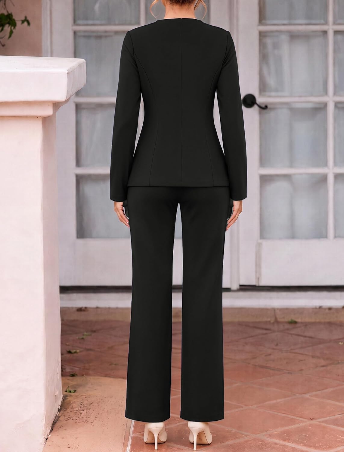 AGSEEM Business Casual Outfits for Women 2 Piece Pants Suits