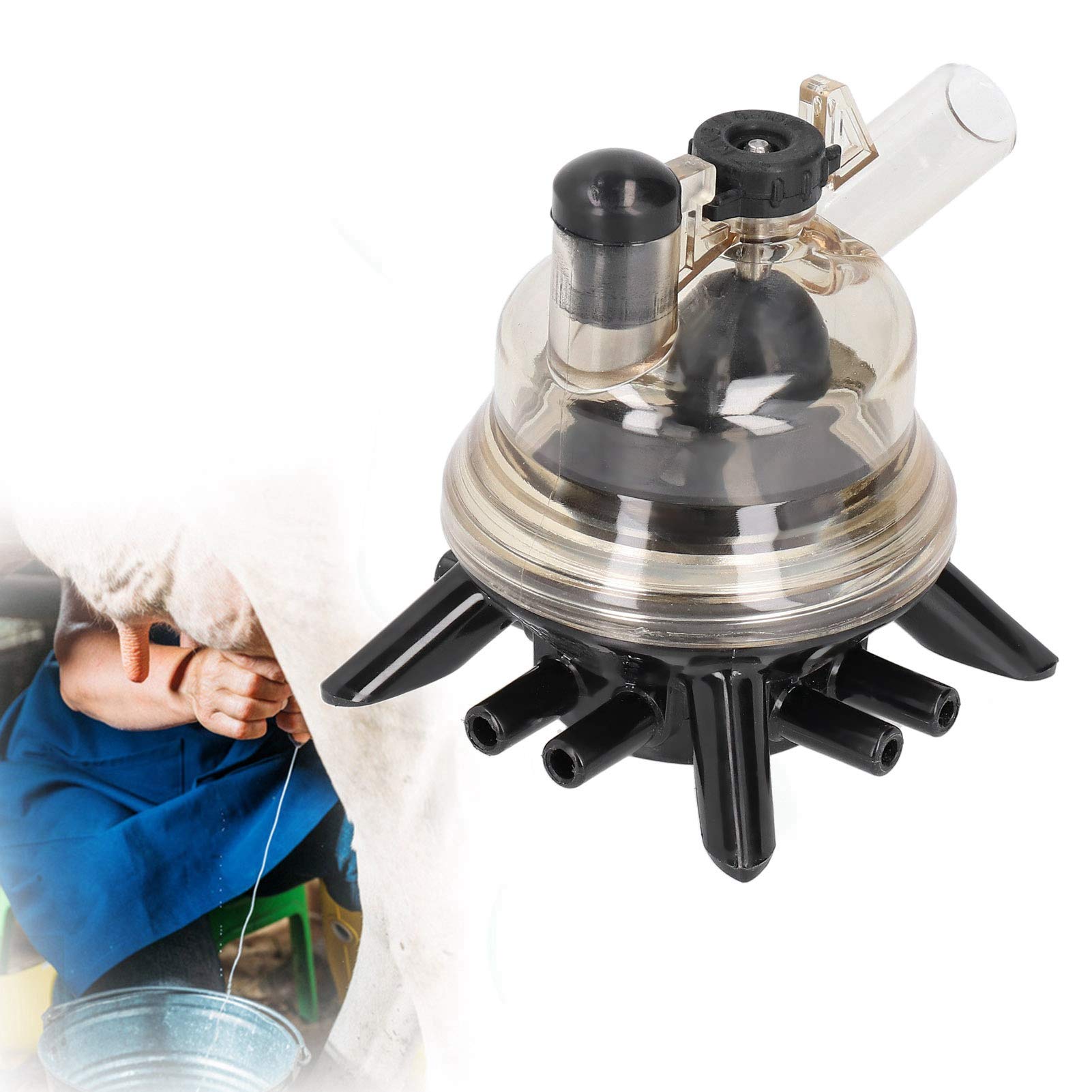 Milking Claw, 150Ml Cow Milking Machine Durable Milk Collector Tool Goat and Sheep Milker Machine Accessories Farm Supplies