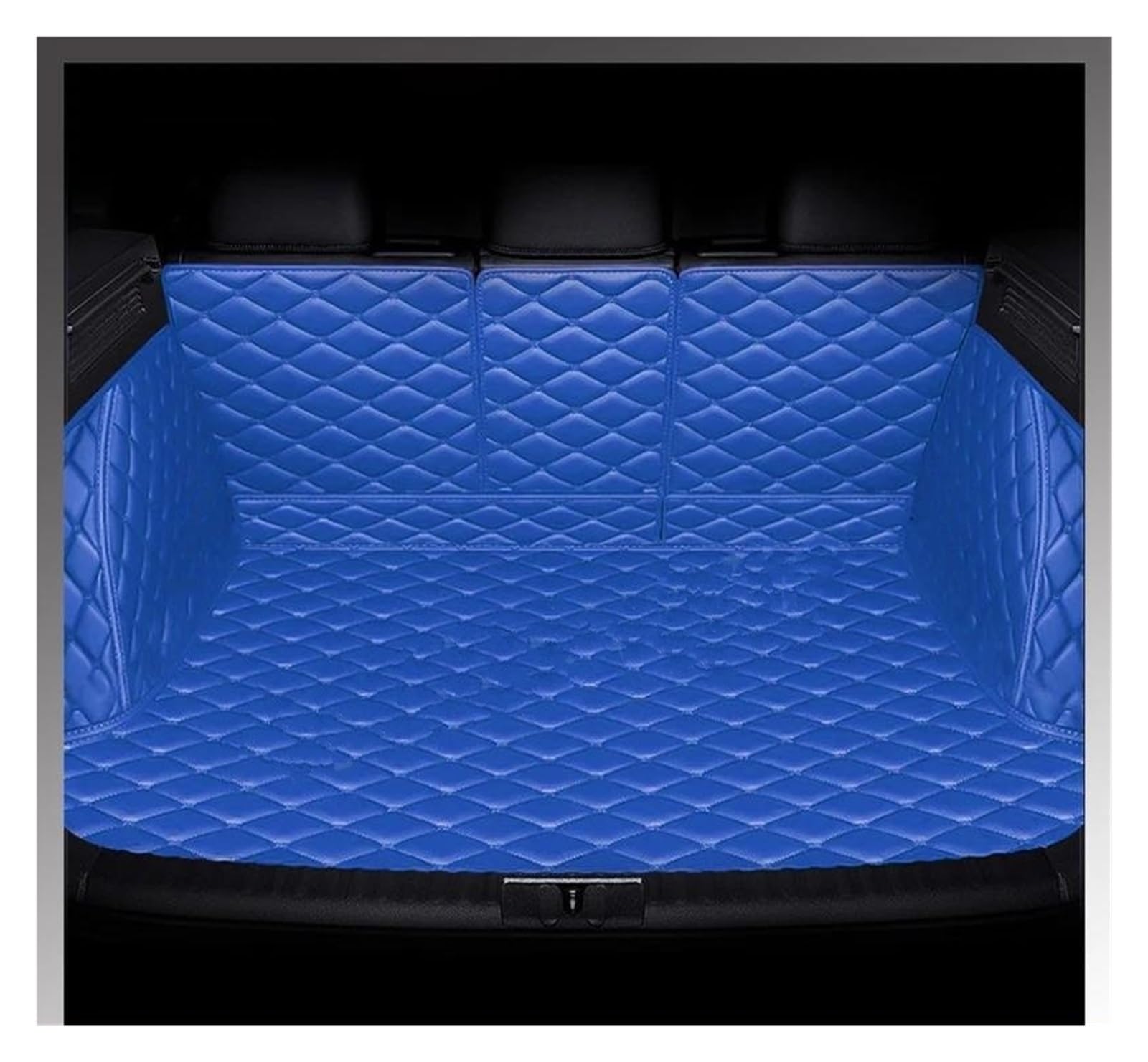 Tapis de coffre voiture pour BMW X3 G01 revêtement intégral luxe bleu - 5