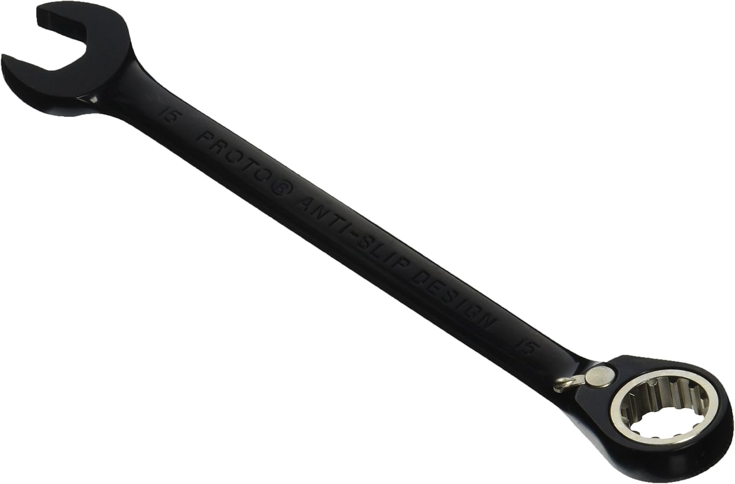 Stanley Proto JSCVM15 Reverse Ratcheting Combo Spline Wrench, 15mm