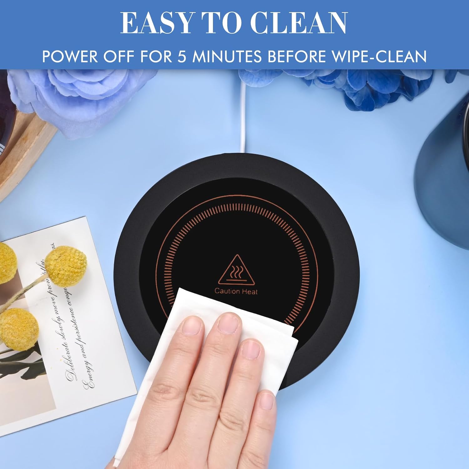 Fathers Day PaPa Gifts for Dad from Daughter, Best Dad Ever Mug,11OZ Coffee Mug Warmer Set, Dad Gifts for Fathers Day, Birthday, Christmas - Image 7