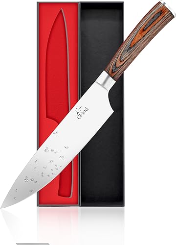 Miniatura 1 de -Cuchillo de chef, afilado inigualable, cuchillos de chef de 8 pulgadas, acero inoxidable de alto carbono premium, cuchillo de cocina con mango