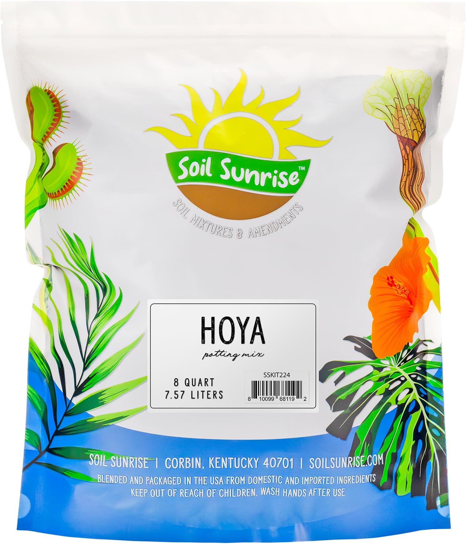 Hoya Plant Potting Soil Mix (8 Quarts) Custom Blend for Growing Hoya Tropical Houseplants