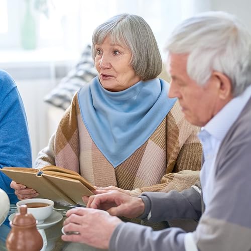 Miniatura 5 de Babero para adultos para necesidades especiales, paquete de 3 baberos suaves y absorbentes grandes para niños de 4 años, hombres, mujeres,