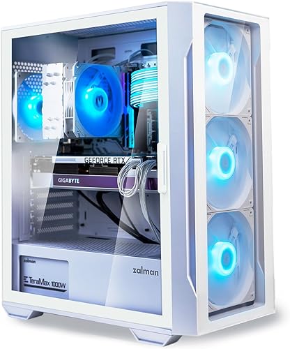 Miniatura 10 de Zalman - i3 NEO - Carcasa ATX Mid-Tower PC - Panel lateral de vidrio templado - Panel frontal de malla - 4 ventiladores RGB estáticos de 4.724 in