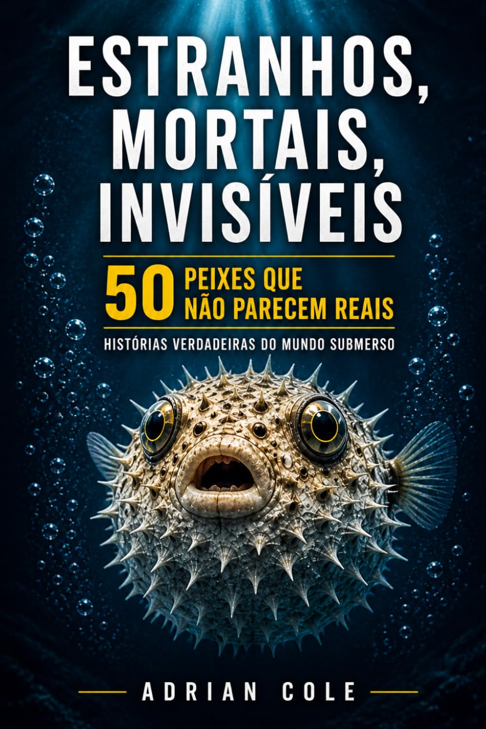ESTRANHOS, MORTAIS, INVISÍVEIS 50 PEIXES QUE NÃO PARECEM REAIS: HISTÓRIAS VERDADEIRAS DO MUNDO SUBMERSO
