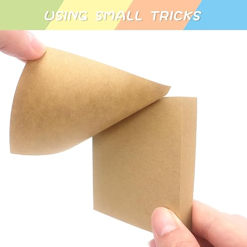 Miniatura 45 de Notas adhesivas 3 x 3 autoadhesivas con 6 colores brillantes, fácil de publicar para oficina, escuela, hogar, 6 blocs por paquete, 100 hojas/bloc