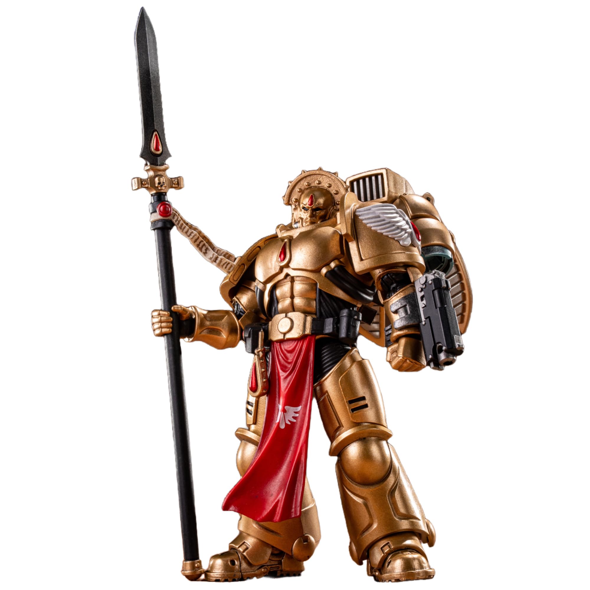 TOYVERSE JOYTOY 1/18 Warhammer 40,000 Action Figure, Blood Angels Sanguinary Guard 2 with Angelus Boltgun and Encarmine Spear