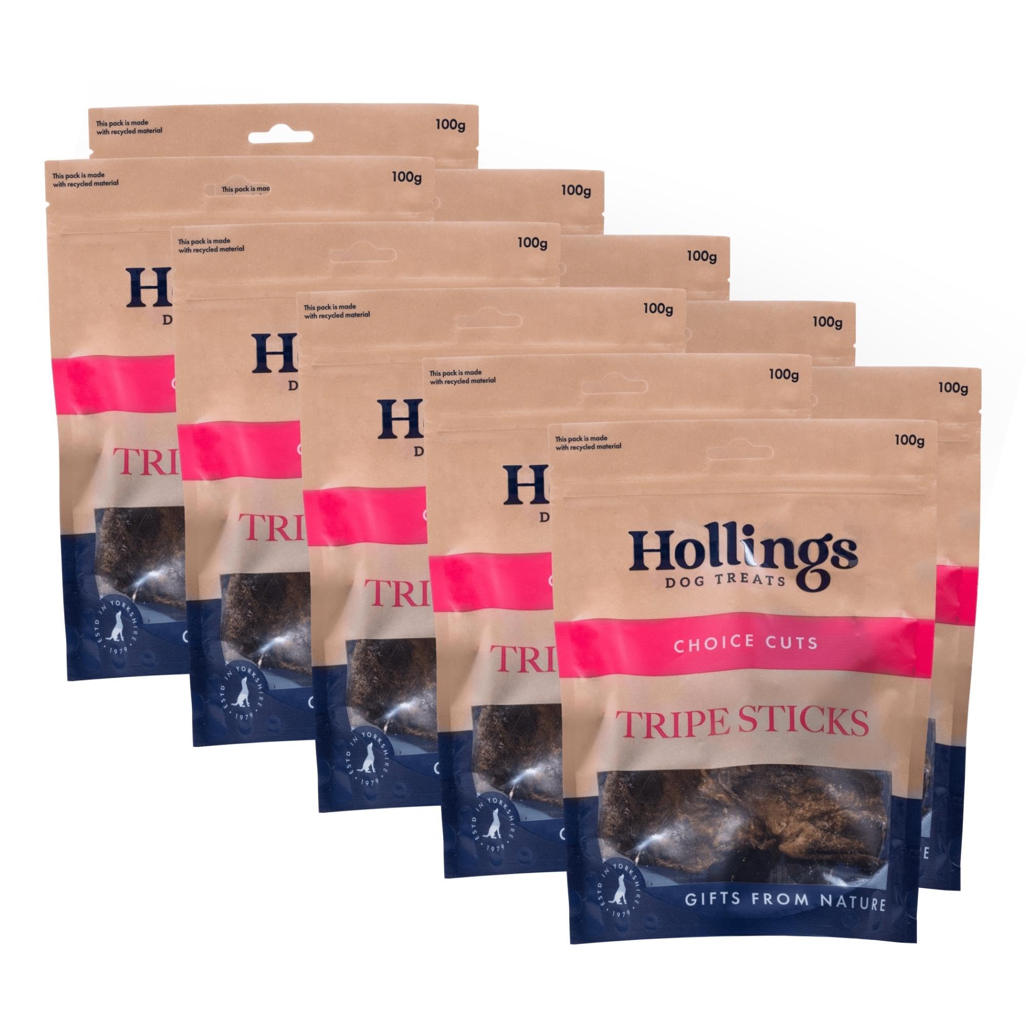Hollings Tripe Sticks Dog Treats - 100G