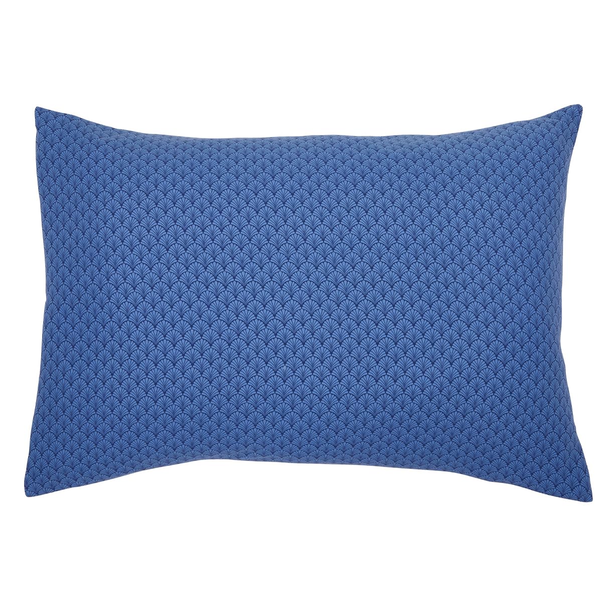 Printed Bamboo Pillowcase, Camille, 50 x 70 cm, Origin, Navy Blue