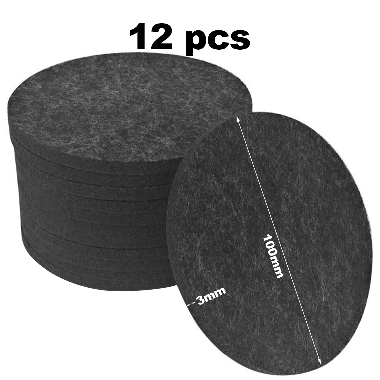 Dessous De Verre Liège Lot De 6 - Ronds 10,3cm, épais 1,8cm Pour Maison, Bureau Ou Bar