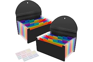 2 Pack 13 Pockets Gift Card Organizer Wallet