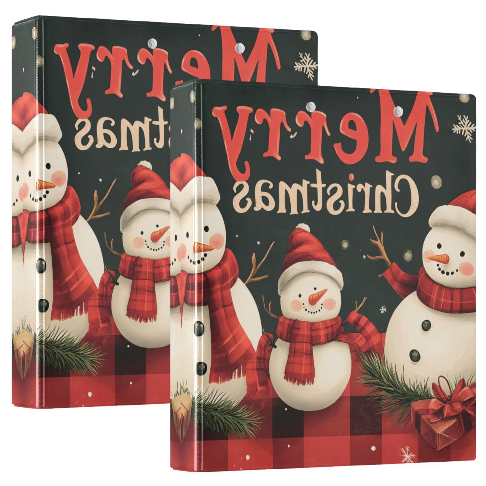 Confezione da 2 raccoglitori a 3 anelli, con 3 tasche trasparenti, portablocco e contiene 200 fogli, per ufficio, scuola, casa