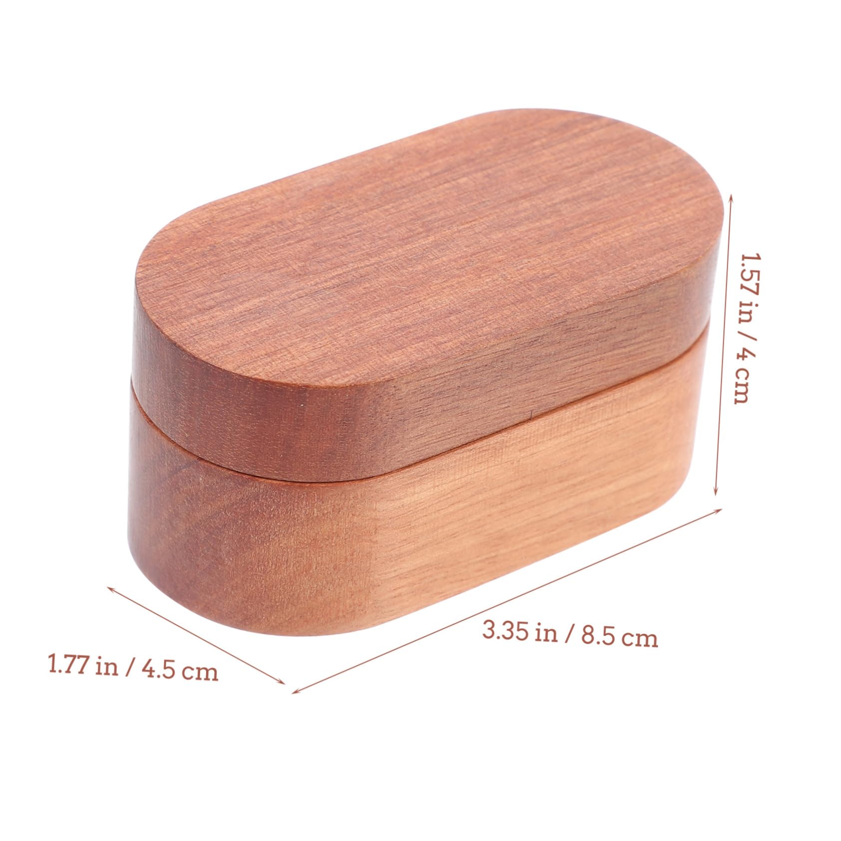 Yardwe 1Pc Wooden Guitar Pick Display Box Portable Plectrum Holder for Guitars Ukuleles and More Polished Natural Grain Design present for Musicians
