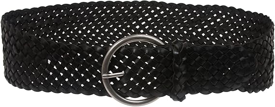 Wide woven belt womens Clearance