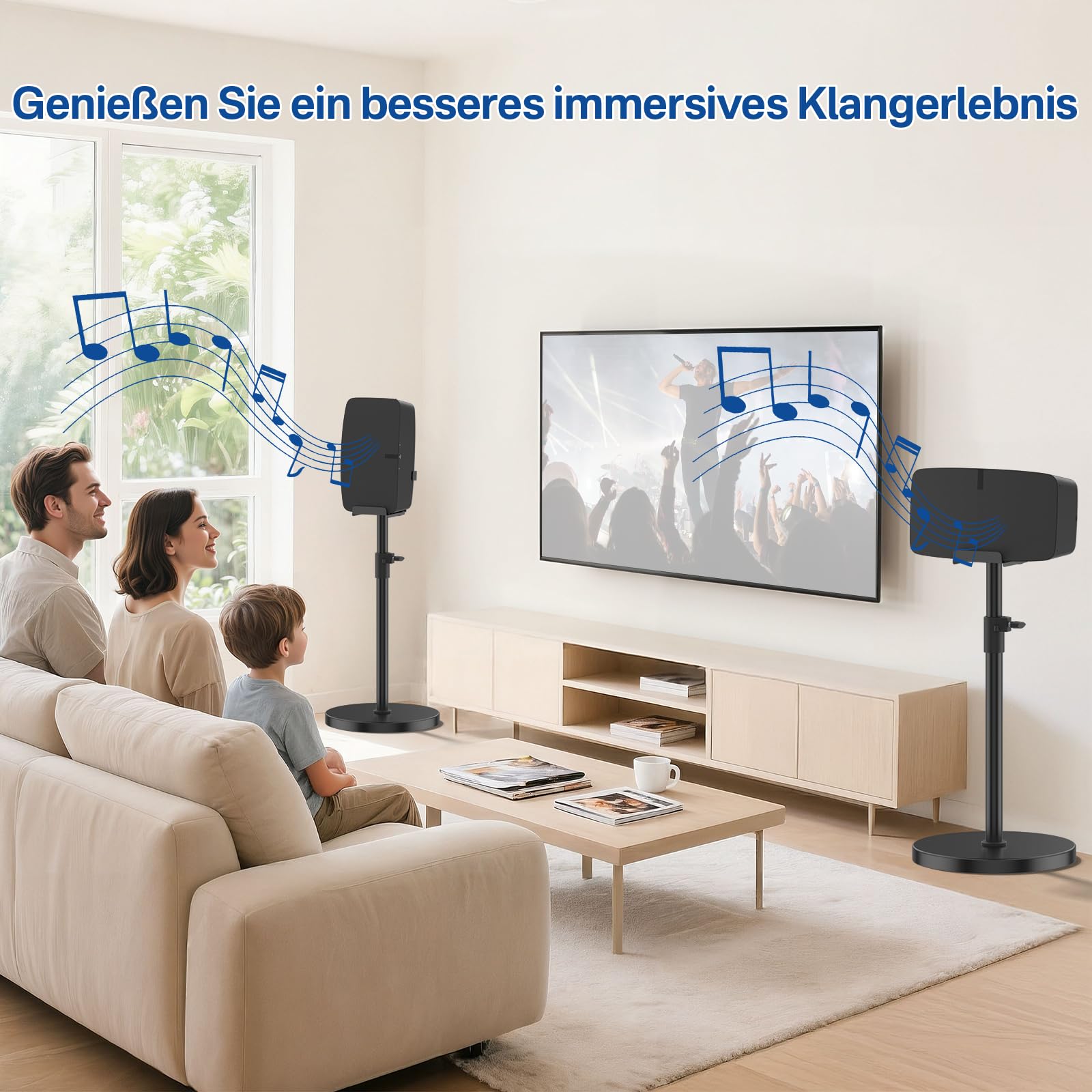 Standaard JBL authentics 200 zwart set van