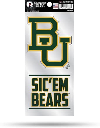 Rico Industries NCAA Michigan University Double Up Die Cut Sticker - Team Pride Vinyl Decal Set For Fans, 4" X 9" Officially Licensed - View #8