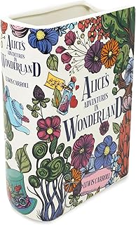 Steel Mill & Co Original Large Book-Shaped Decorative Vase, Ceramic Vase...