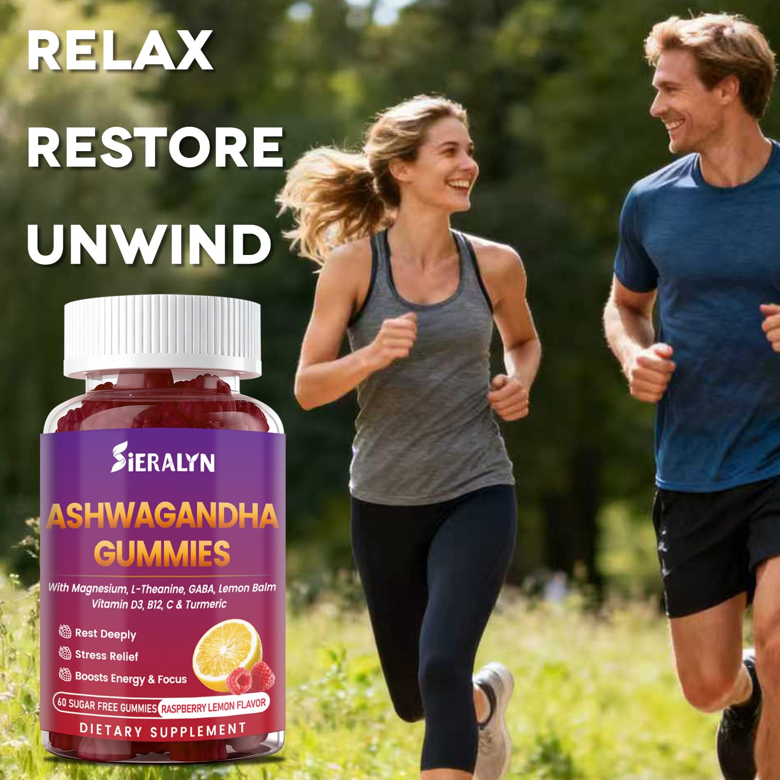 Ashwagandha Gummies Supplements 2000mg for Women Men, Vegan, Sugar-Free — Amazon image 7