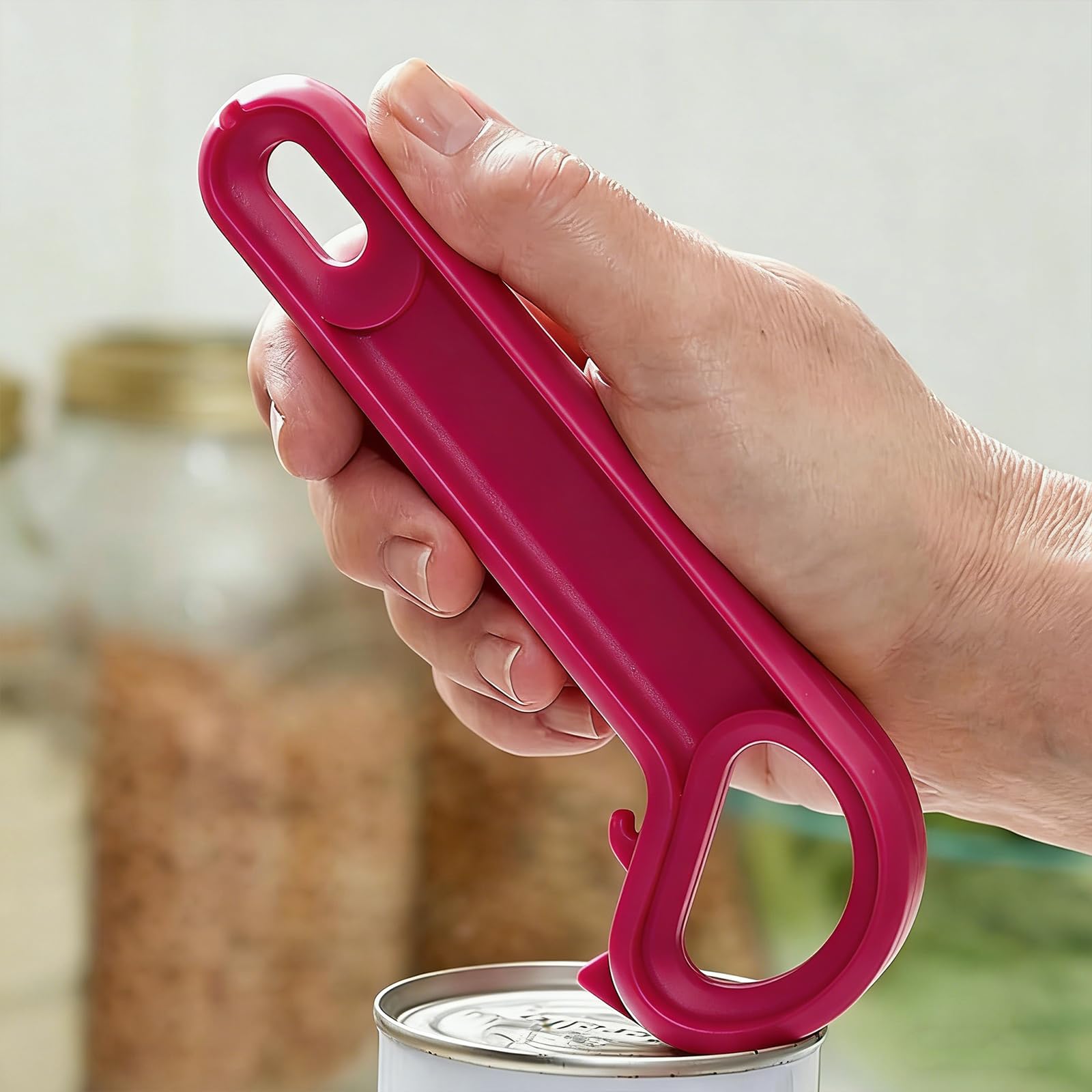 Dosenöffner, leicht zu öffnender Pop-Top-Dosenöffner, Ringzug-Dosenöffner, Hilfe für Senioren, Bier, Tiernahrung, Soda, Arthritis-Patienten, Parkinson-Hilfe, Lebensgeschenke (Mulberry) Küche, Haushalt & Wohnen