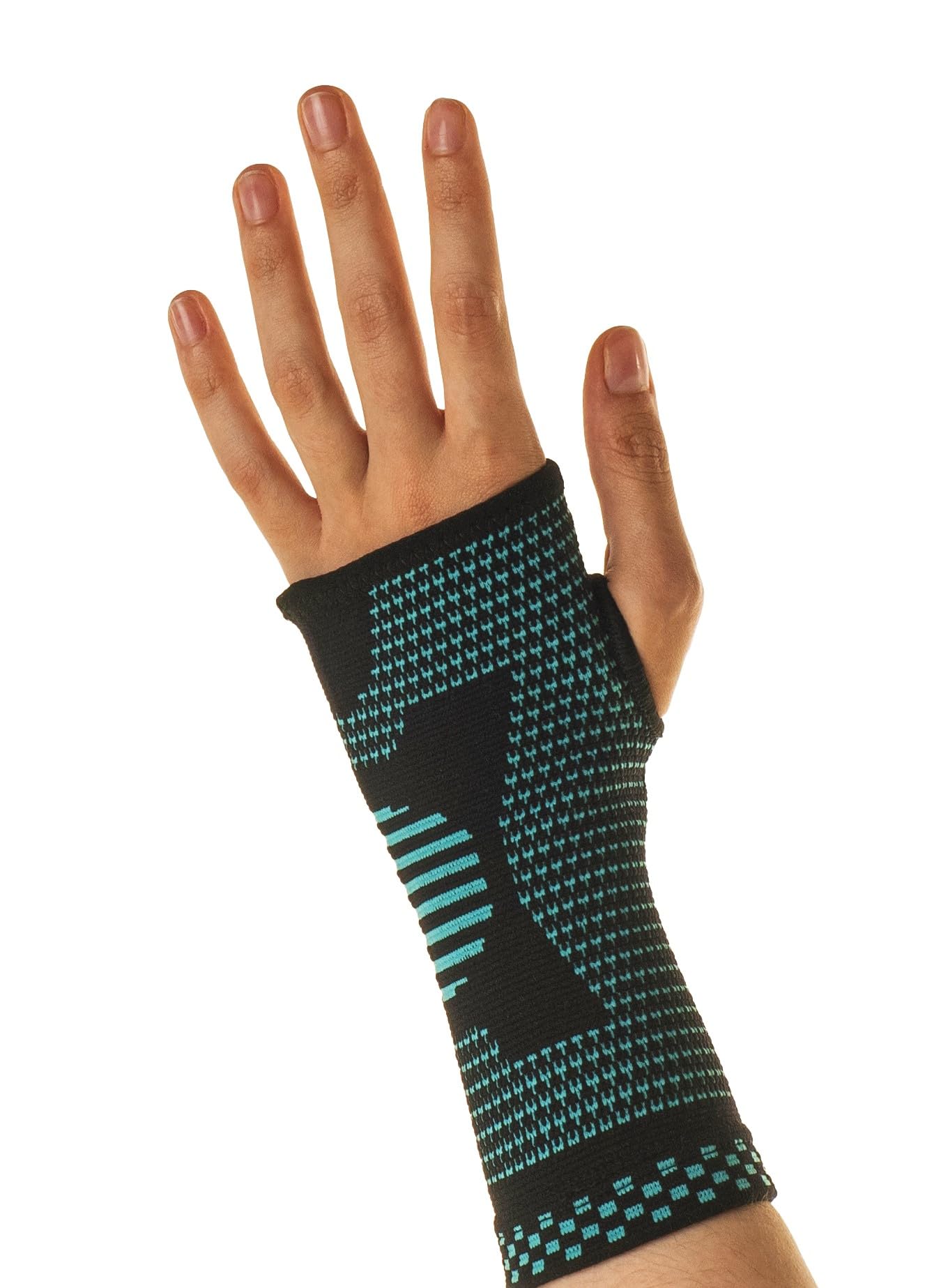 DORSUM - Poignet | Convient Pour Les Deux Mains, élastique, Respirant Et Lavable | Poignet Tunnel Carpien | Poignet Tendinitis Poignet | Bracelet De Sport | Poignet Métacarpien (Medium, Vert