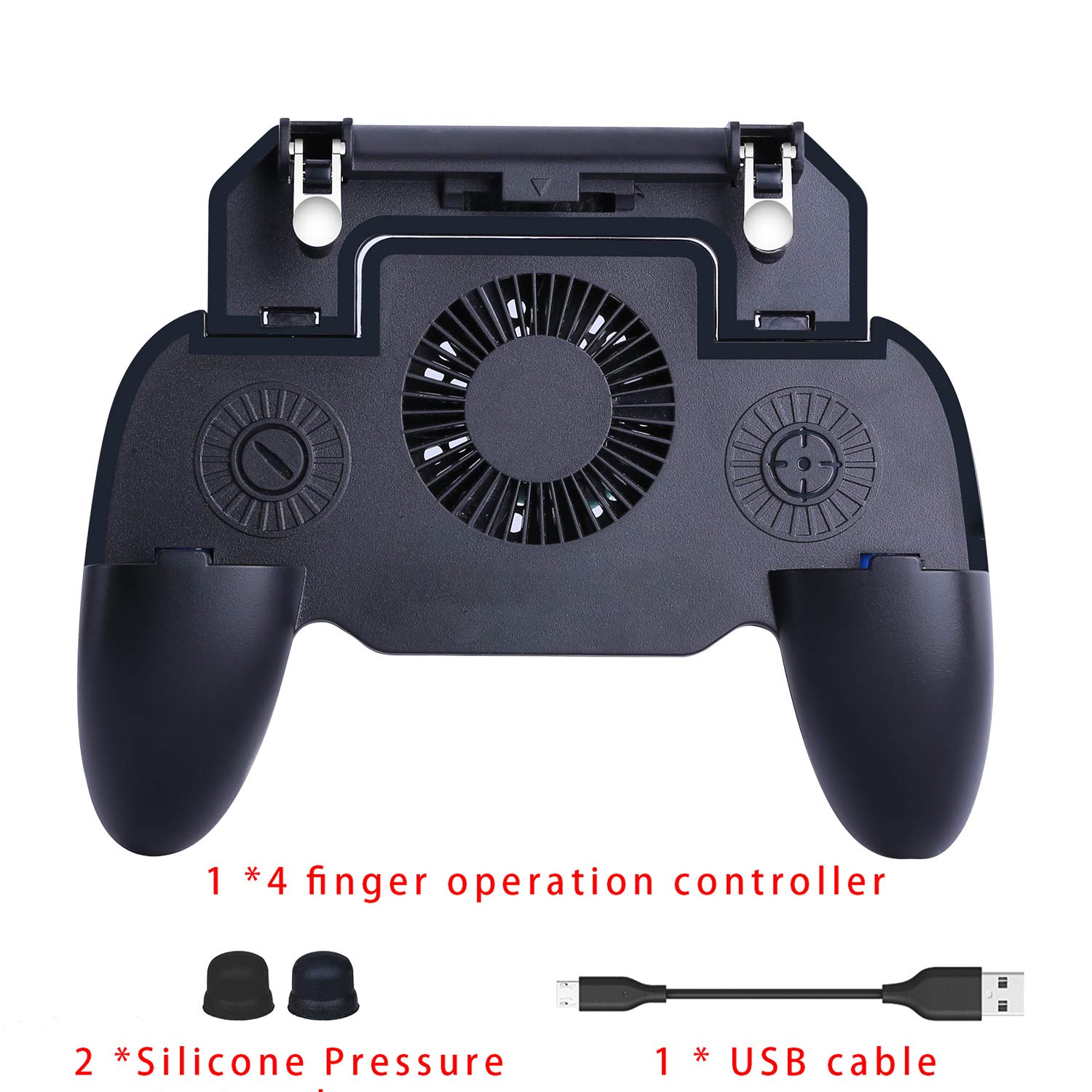 Trigger Controller Per Mobile Gaming - Per IOS E Android, Sensibile, Trasparente O Nero