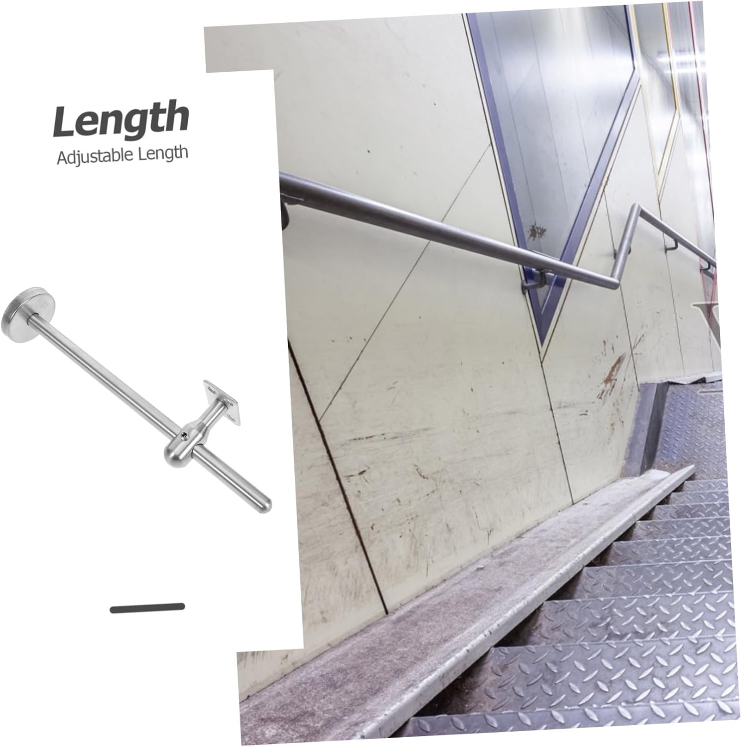 Stainless Steel Armrest Bracket for Stairway Railing Handrail Bracket Handrails for Stairs Stairway Rack