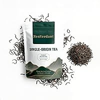 Vista 8 de ZenVerdant Té verde Sencha orgánico USDA, 12 onzas Hoja suelta bien infundida de dragón Rico en antioxidantes