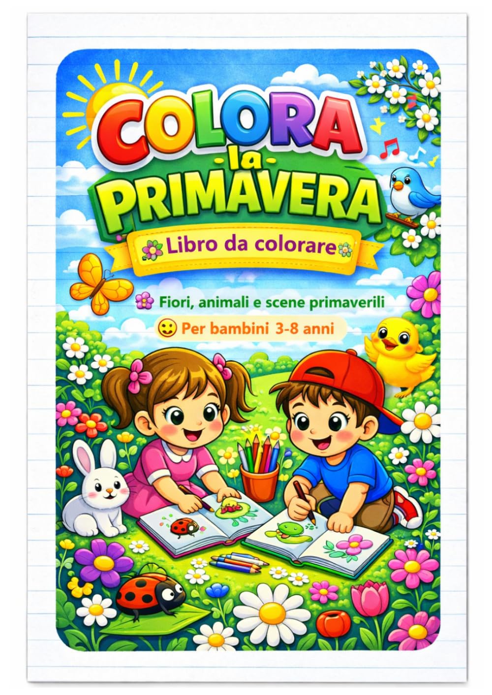 Colora la primavera: Libro da colorare