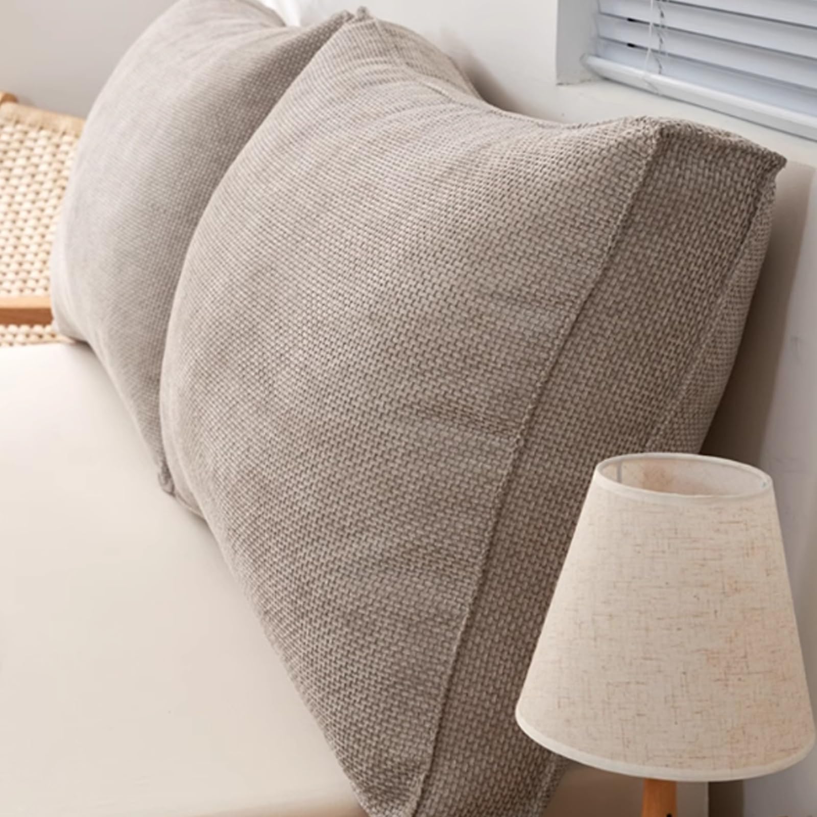 Sofá extraíble lavable perfecto para relajarse en el salón con almohada de respaldo gris