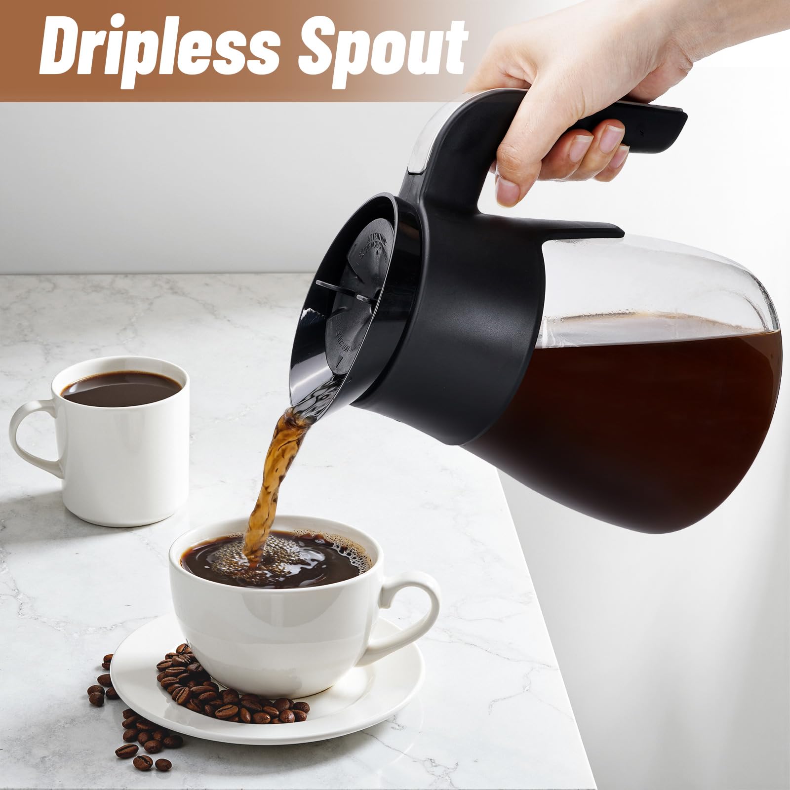 食器 ONOFF  Amazon.com: 10 Cup Coffee Pot Replacement for Ninja Coffee Maker