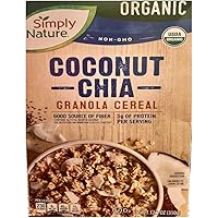 Vista 1 de Simply Nature Cereal de granola de coco y chía, orgánico, 12.3 oz