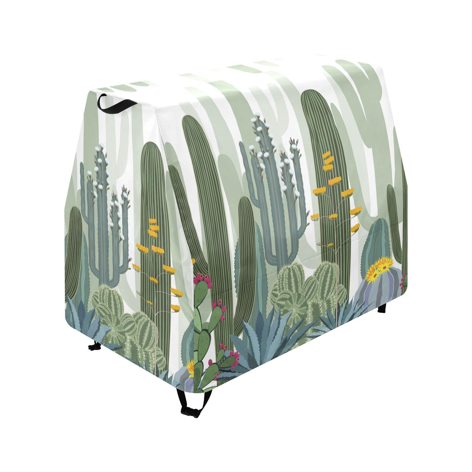 susiyo Chic Green Tropical Cactus Cover for Water Table Outdoor Oxford Cover Protect from Sun Rain Wind(Cover Only)