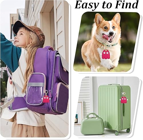 Miniatura 182 de Funda de cuero para llavero para Apple Airtag, funda protectora de AirTag con anillo para llavero, funda antiarañazos para llaves