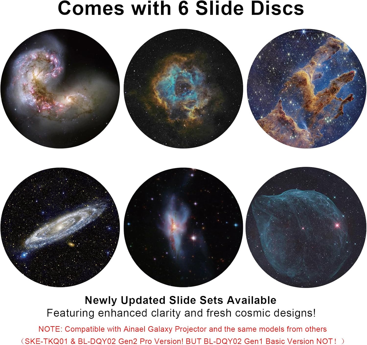 Galaxy Projector Pro & 2025 Version 6PCS Disc Set - Nebula B
