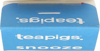 teapigs, Organic Snooze Herbal Tea, Made with Whole Leaves, Whole Leaf Tea Temples, 15 Count, Pack of 15, Calming Bedtime Botanical Blend