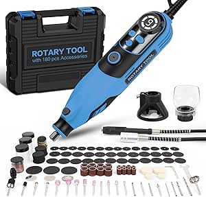 Rotary Tool Kit - 5 Variable Speeds (10000-37000RPM), Flex - View #3
