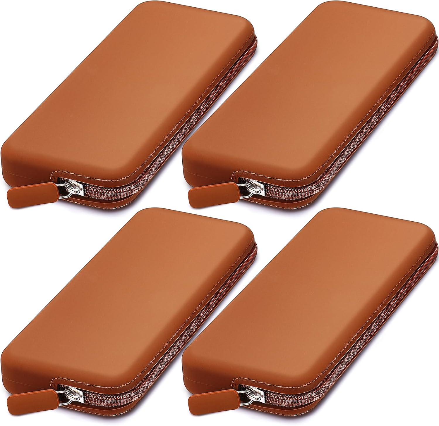 Paterr 4 Pcs Silicone Makeup Brush Holder 8 x 3 x 1 Inches