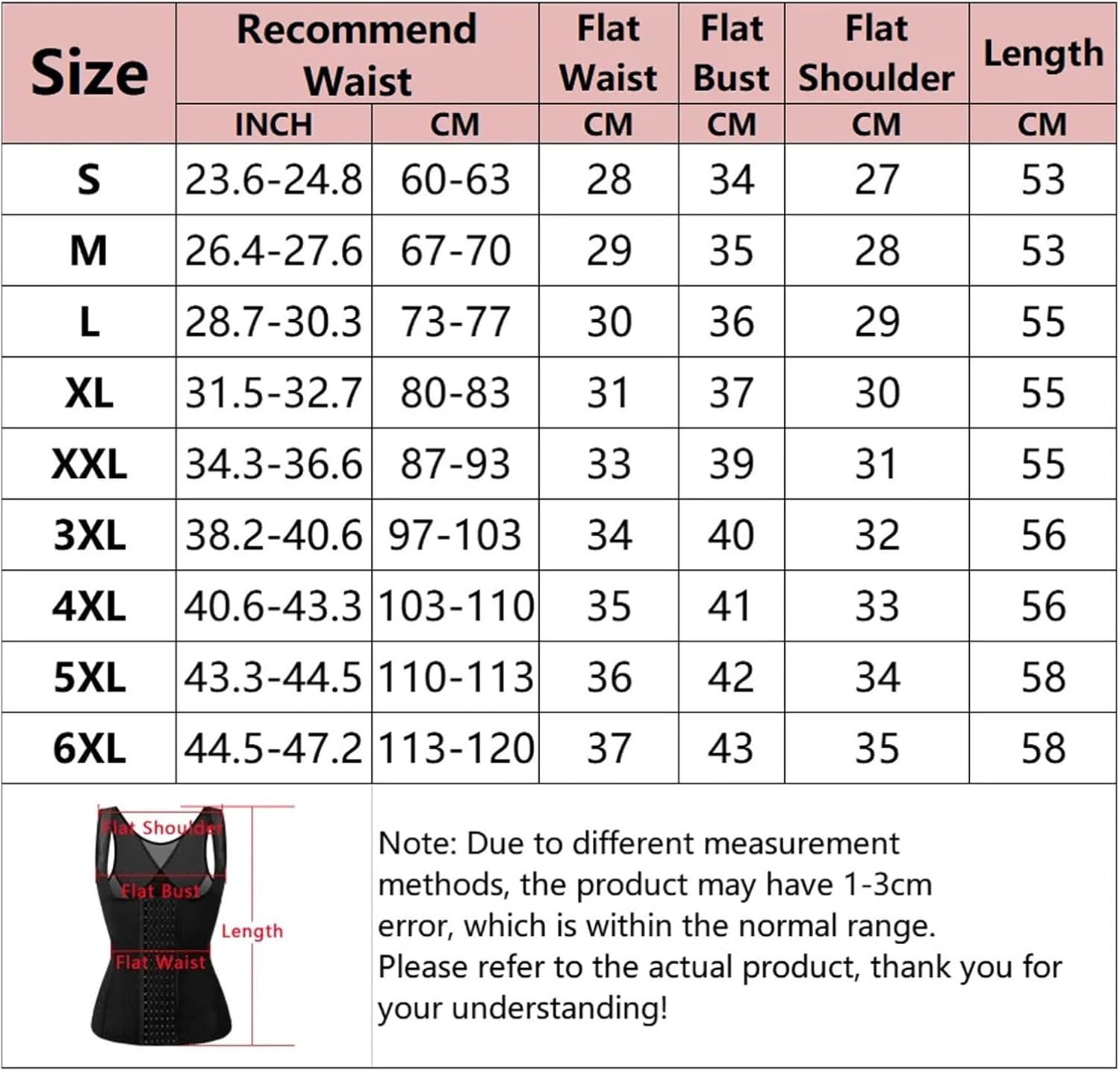 Waist tight corset shapewear for women, slimming and flat belly waist shapeshifter(Black,M)