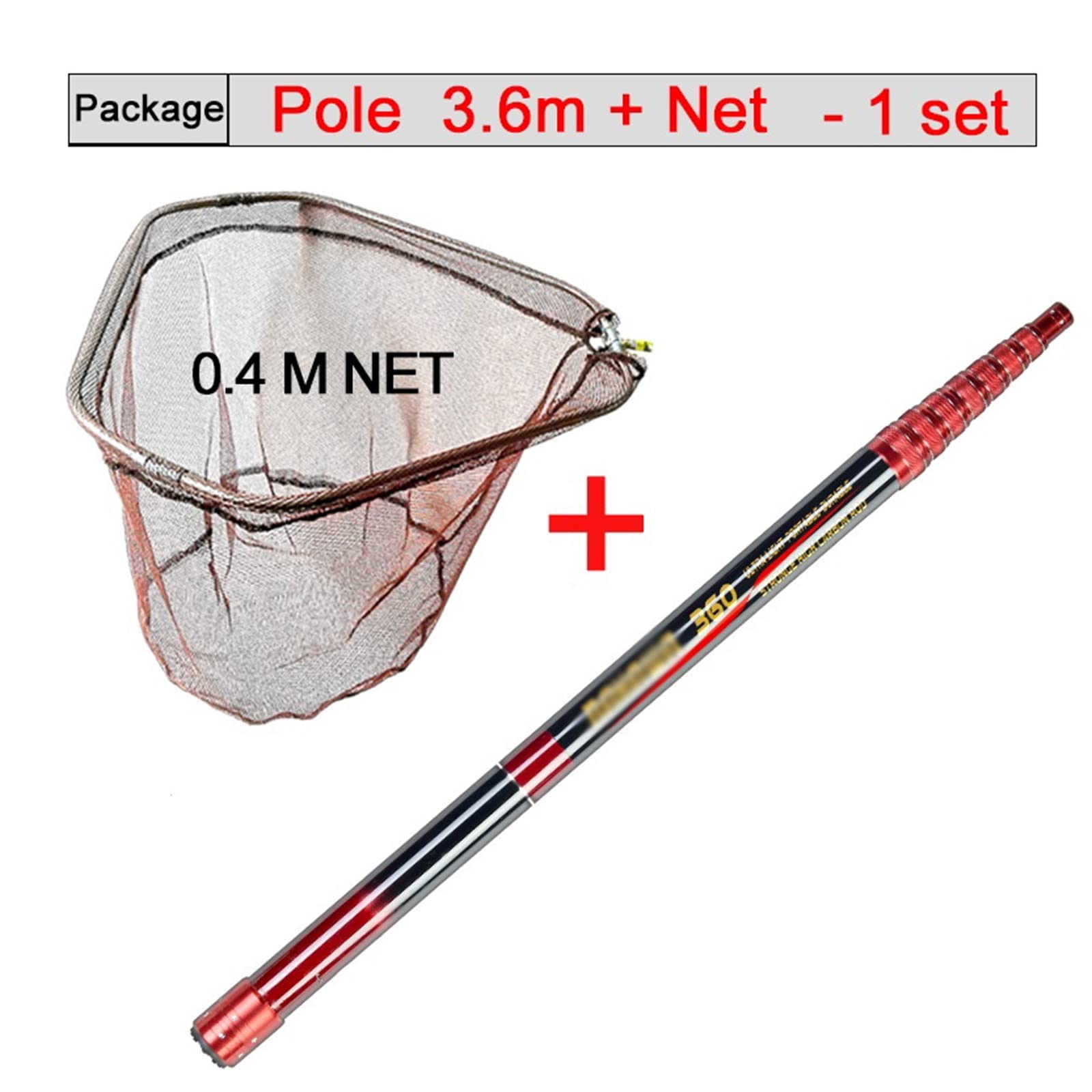 Épuisette de pêche télescopique pliable en fibre de carbone, légère pour la pêche à la carpe et en mer, options de 3 m/4 m/2,1 m, équipement de pêche idéal